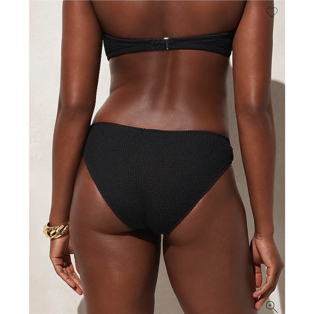 J.Crew Textured Hipster Full-Coverage Bikini Bottom